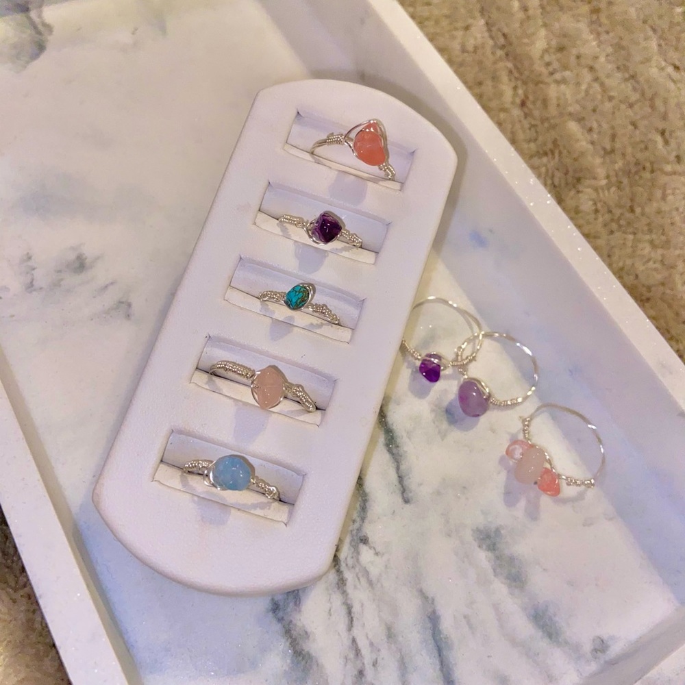 CUSTOM CRYSTAL RINGS